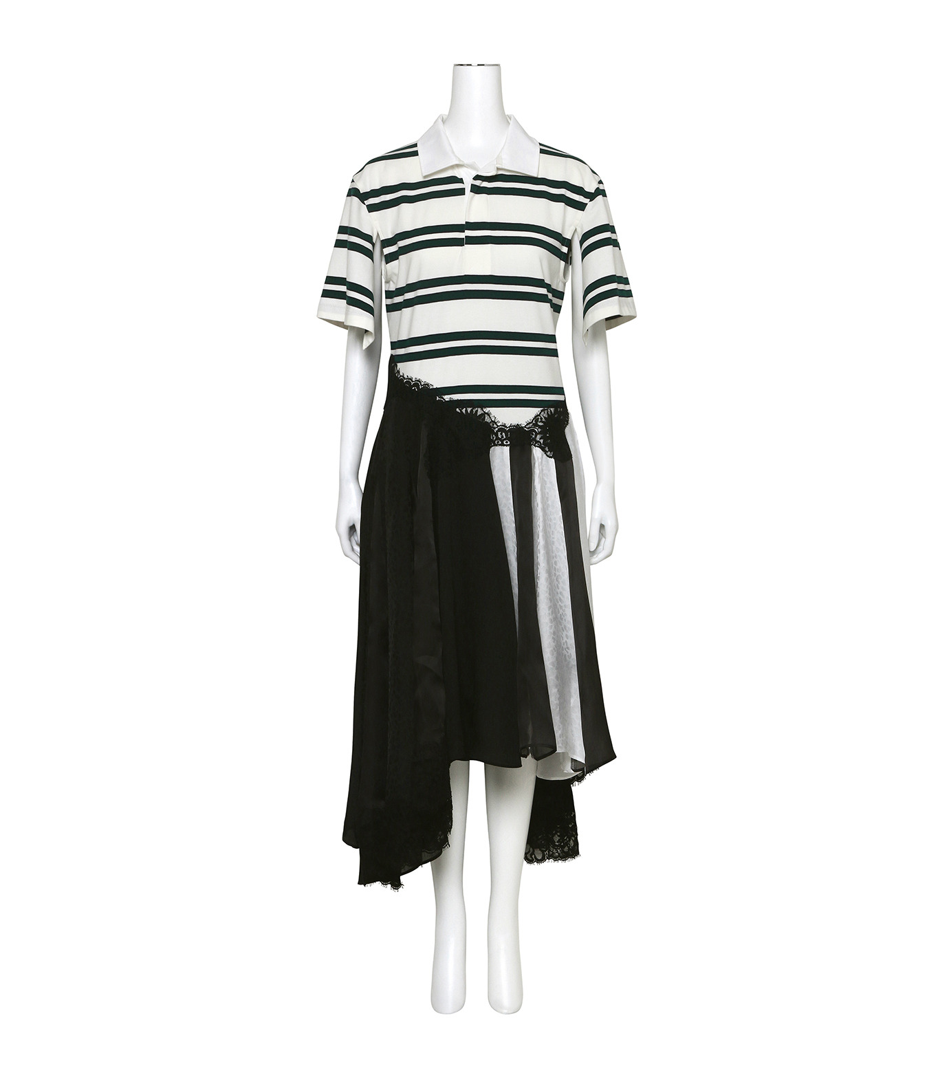 コシェ - KOCHE | Multipanneled Polo Dress-Green-36の通販 | RESTIR  