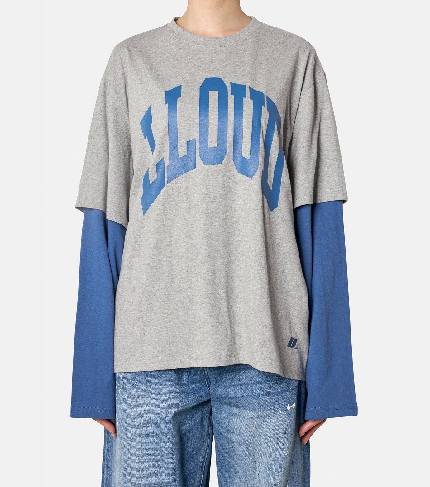 LLOUD 26SS LAYERED LS TEE レイヤード カットソー ラウド - LLOUD | [LLOUDGYM] LAYERED LS TEE-Gray-Mの通販 | RESTIR