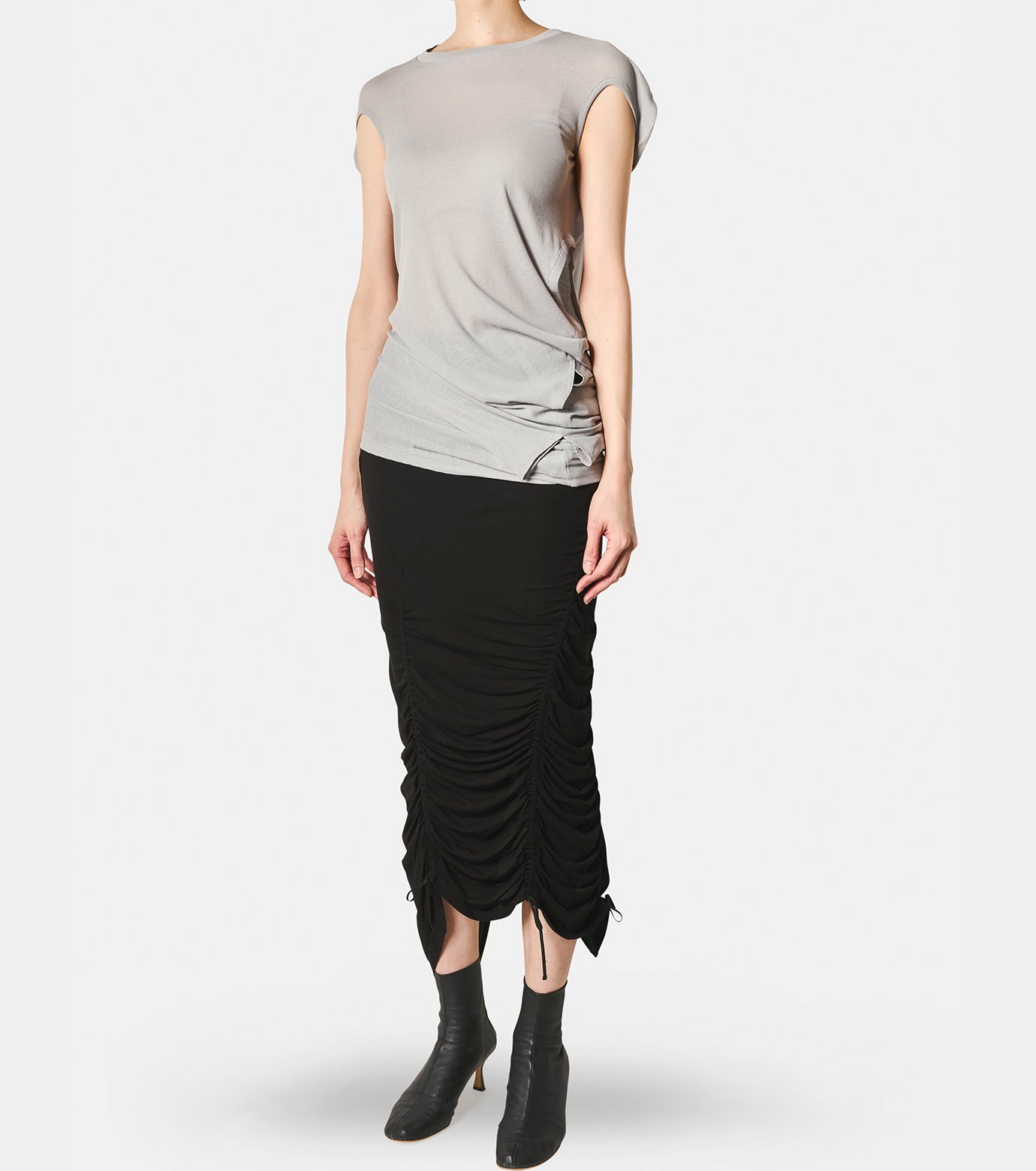 ムッシャン - mukcyen | Quadwatch Tee-Gray-Fの通販 | RESTIR リステア