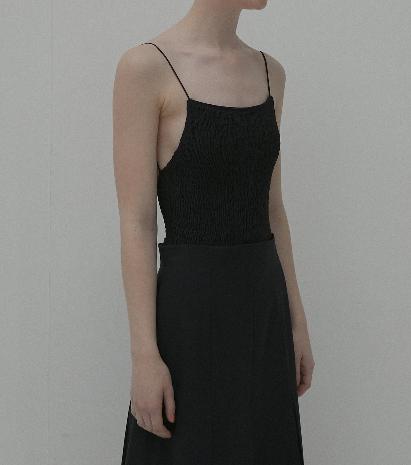 ミズアソビ - MIZUASOBI | Spaghetti Bodysuit-Black-Fの通販 | RESTIR