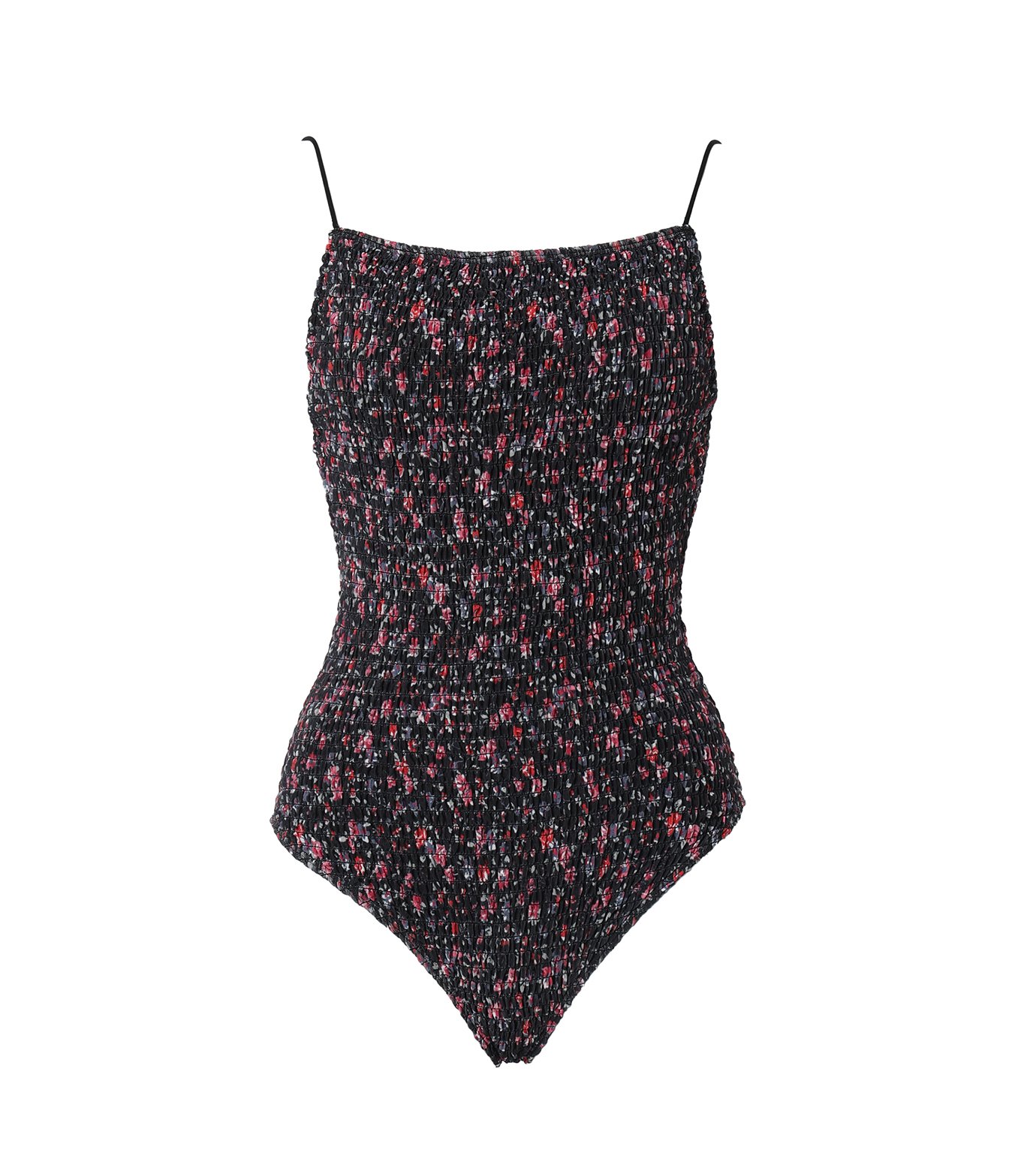 ミズアソビ - MIZUASOBI | Spaghetti Flower Swimsuit-Black-Fの通販