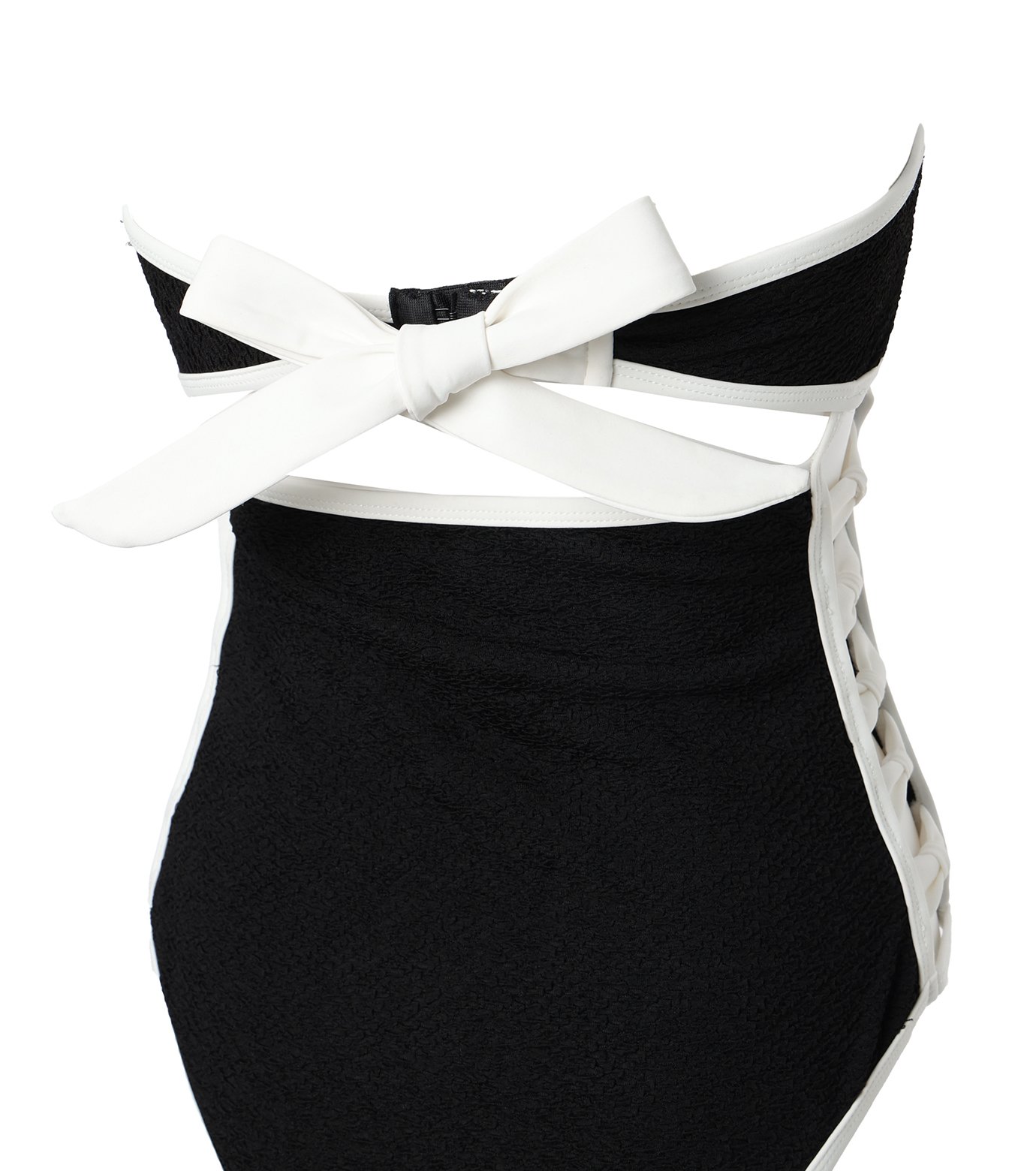 ミズアソビ - MIZUASOBI | Ribbon Swimsuit-Black-Fの通販 | RESTIR