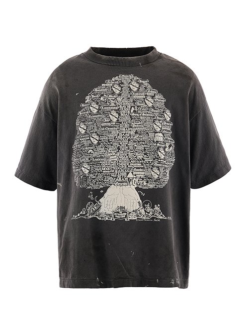 セント マイケル - ©️SAINT Mxxxxxx | SS T-SHIRT/TREE-Black-Mの通販