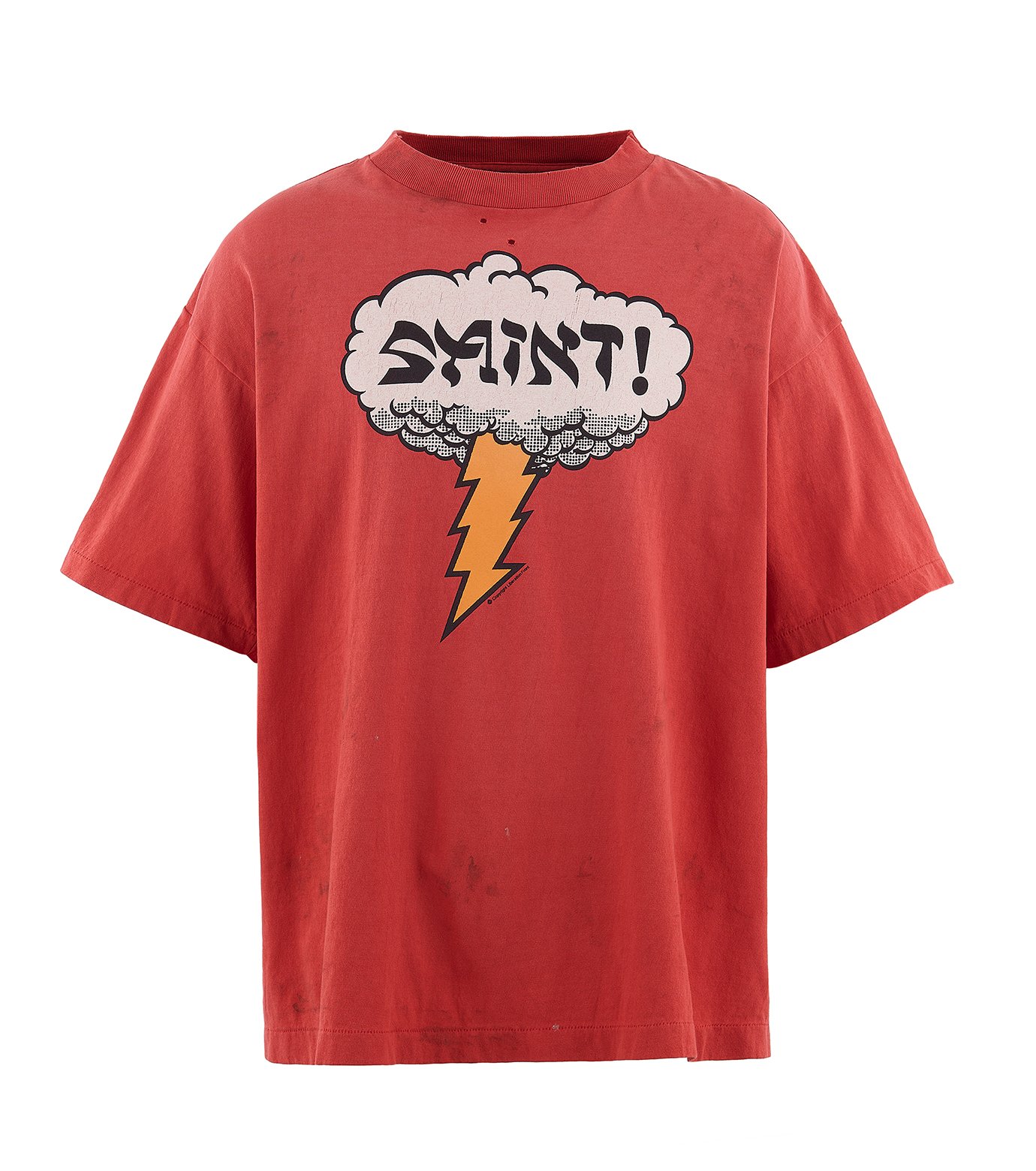 セントマイケル　Tシャツ　赤　Lサイズ セント マイケル - ©️SAINT Mxxxxxx | SS T-SHIRT/SAINT!-Red-Mの通販