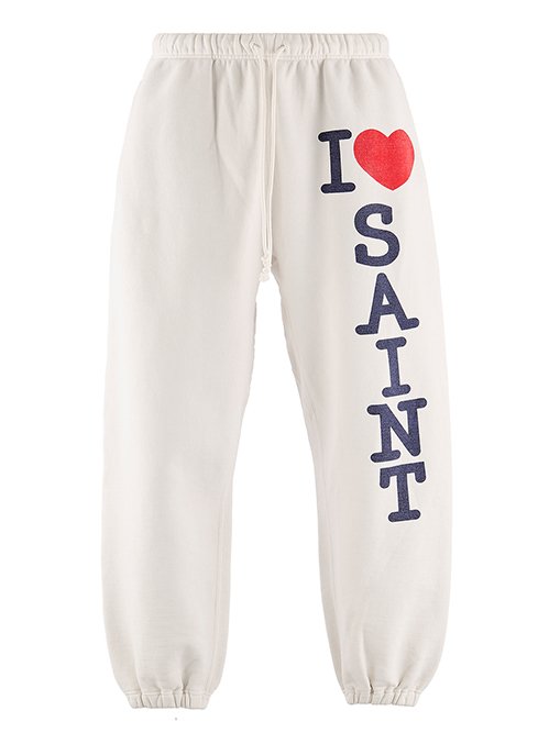 セント マイケル - ©️SAINT Mxxxxxx | SWEAT PANTS/I LOVE | RESTIR