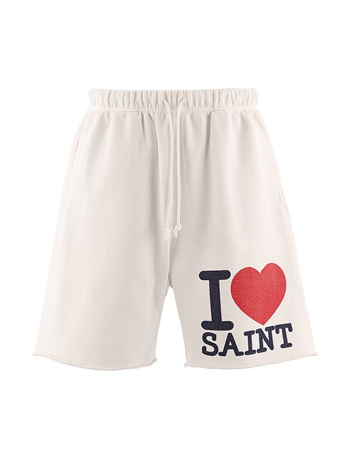 セント マイケル - ©️SAINT Mxxxxxx | SWEAT SHORTS/I LOVE | RESTIR