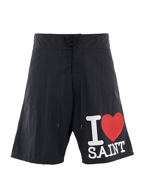 セント マイケル - ©️SAINT Mxxxxxx | NYLON SHORTS /I LOVE | RESTIR