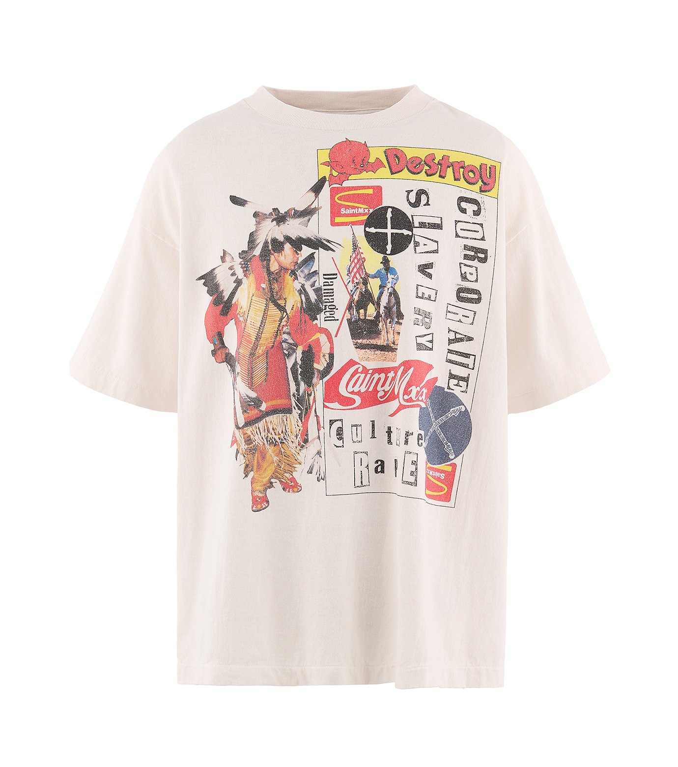 SAINT Mxxxxxx セントマイケル JR_SS T-SHIRT Lサイズ セント マイケル - ©️SAINT Mxxxxxx | JR_SS | RESTIR リステア