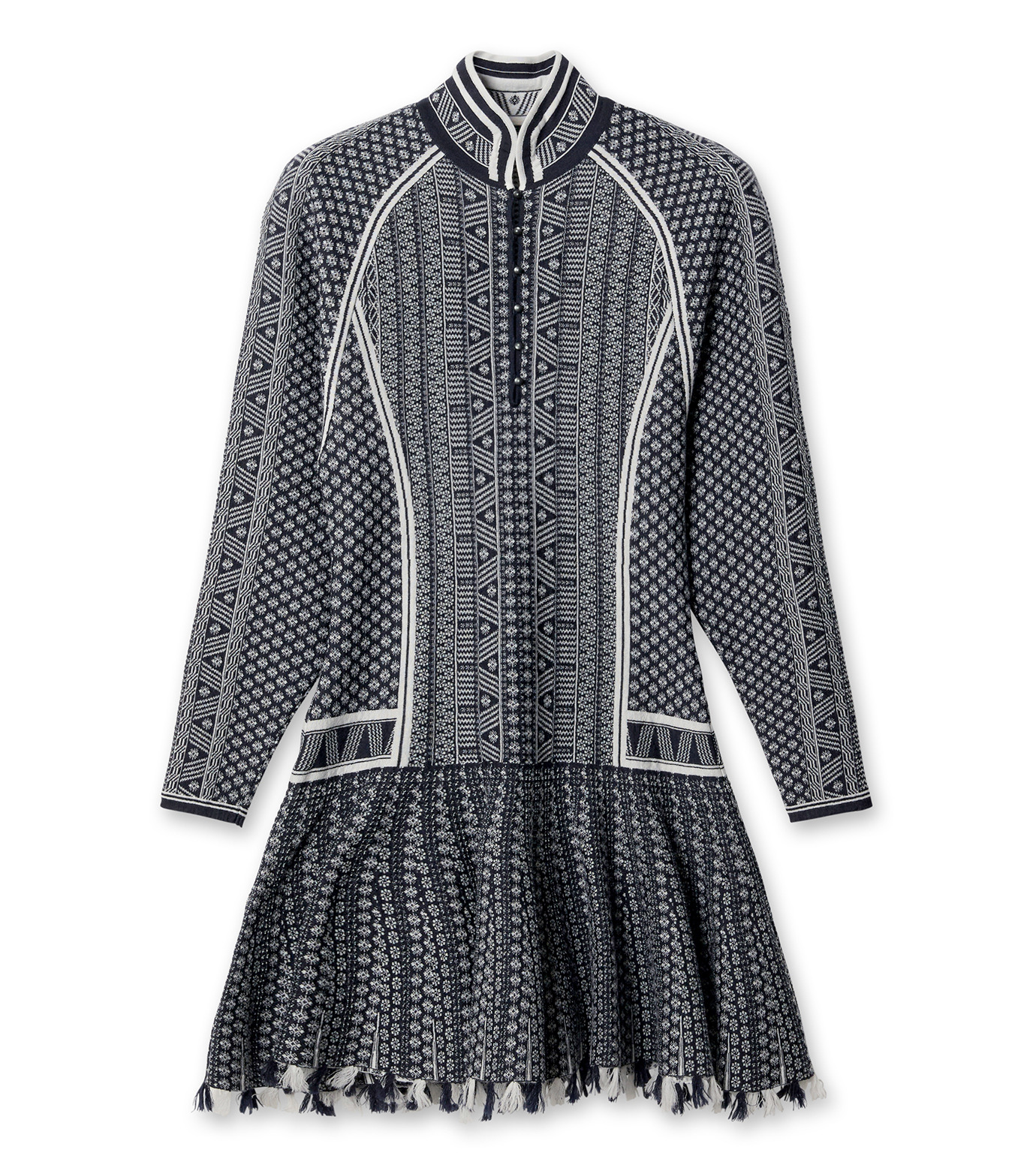 マメ クロゴウチ - Mame Kurogouchi | Pottery Jacquard Knit | RESTIR 