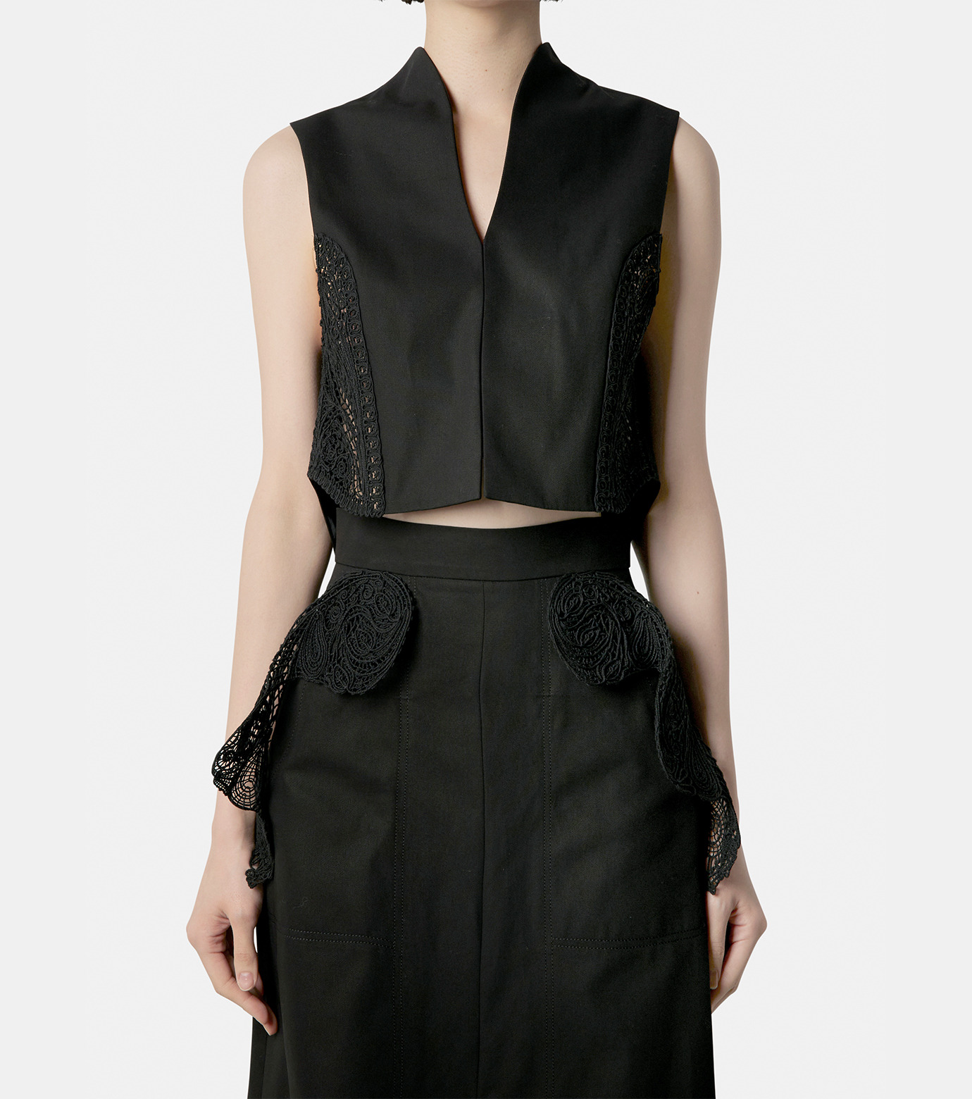 【miandmou】cotton vest blouse 【4L】ミーアンドモウ Maison MIHARA YASUHIRO ONLINE STORE（メゾンミハラヤスヒロ