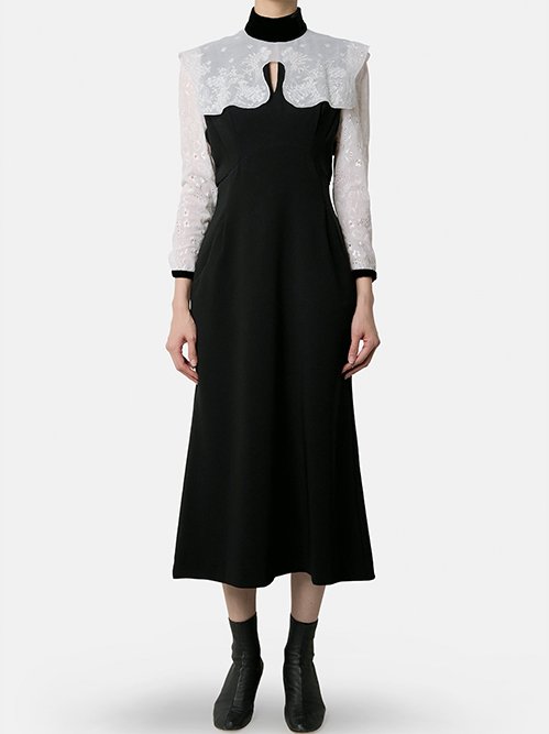 magy①郵　コズミ1317×13 mame kurogouchi(マメクロゴウチ) 22SSBotanical Pattern Knitted Lame