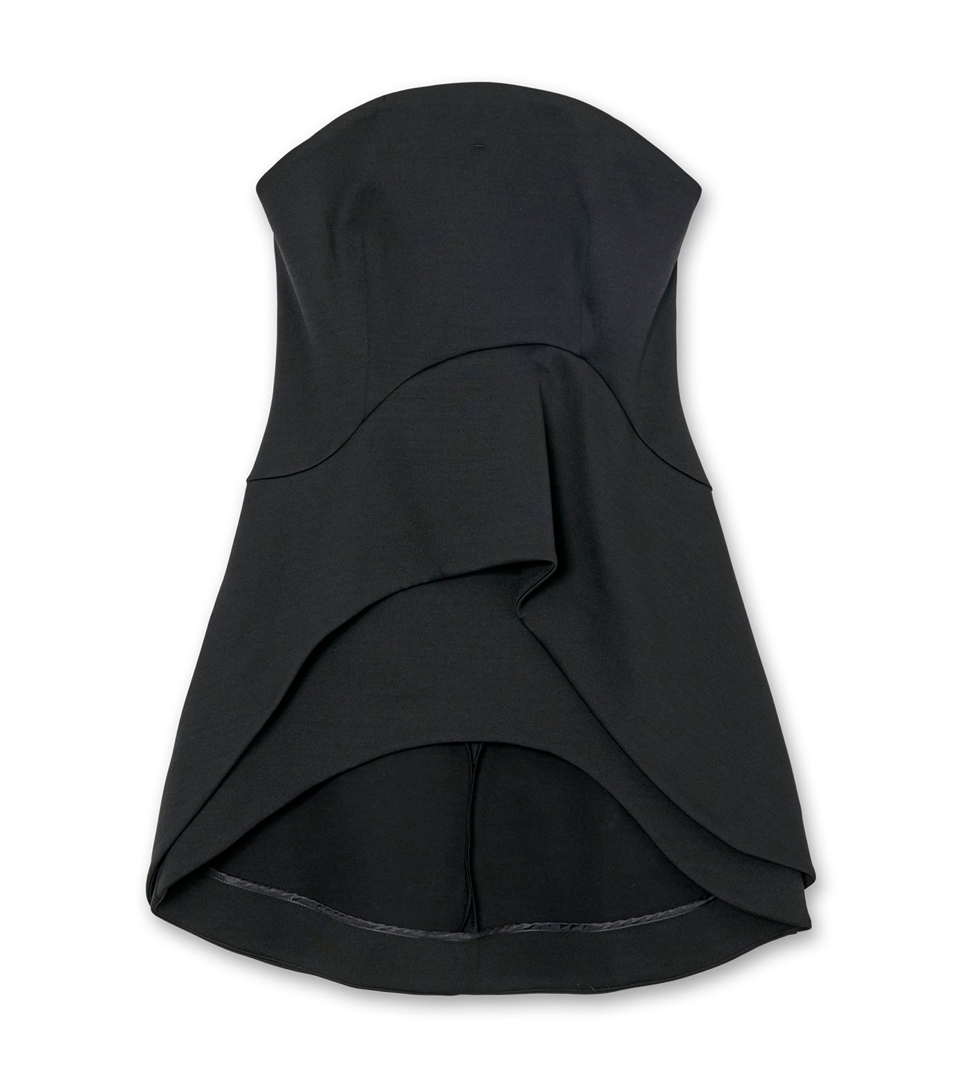 マメ クロゴウチ - Mame Kurogouchi | Bustier Top-Black-1の