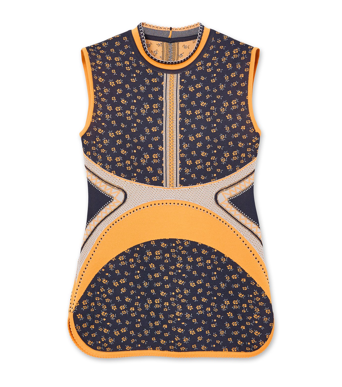 Tさま専用Mame Floral motif hand-knitted vest Floral Motif Hand Knitted Vest 美品 希少 - メルカリ