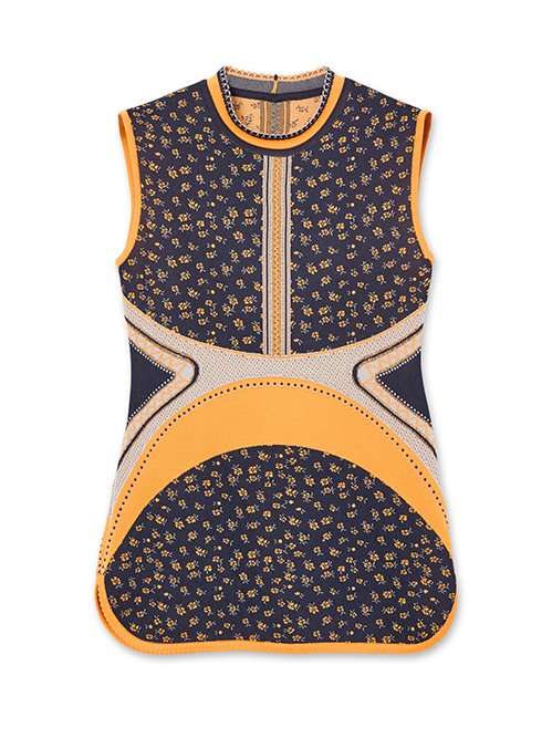 マメ クロゴウチ - Mame Kurogouchi | Floral Knit Sleeveless