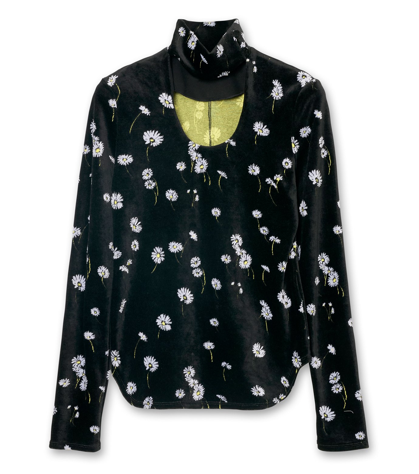 マメ クロゴウチ - Mame Kurogouchi | Velour Jersey Floral High