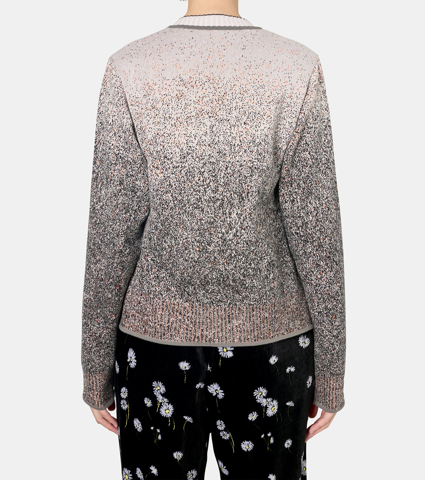 マメ クロゴウチ - Mame Kurogouchi | Floral Jqd Graphic Knit
