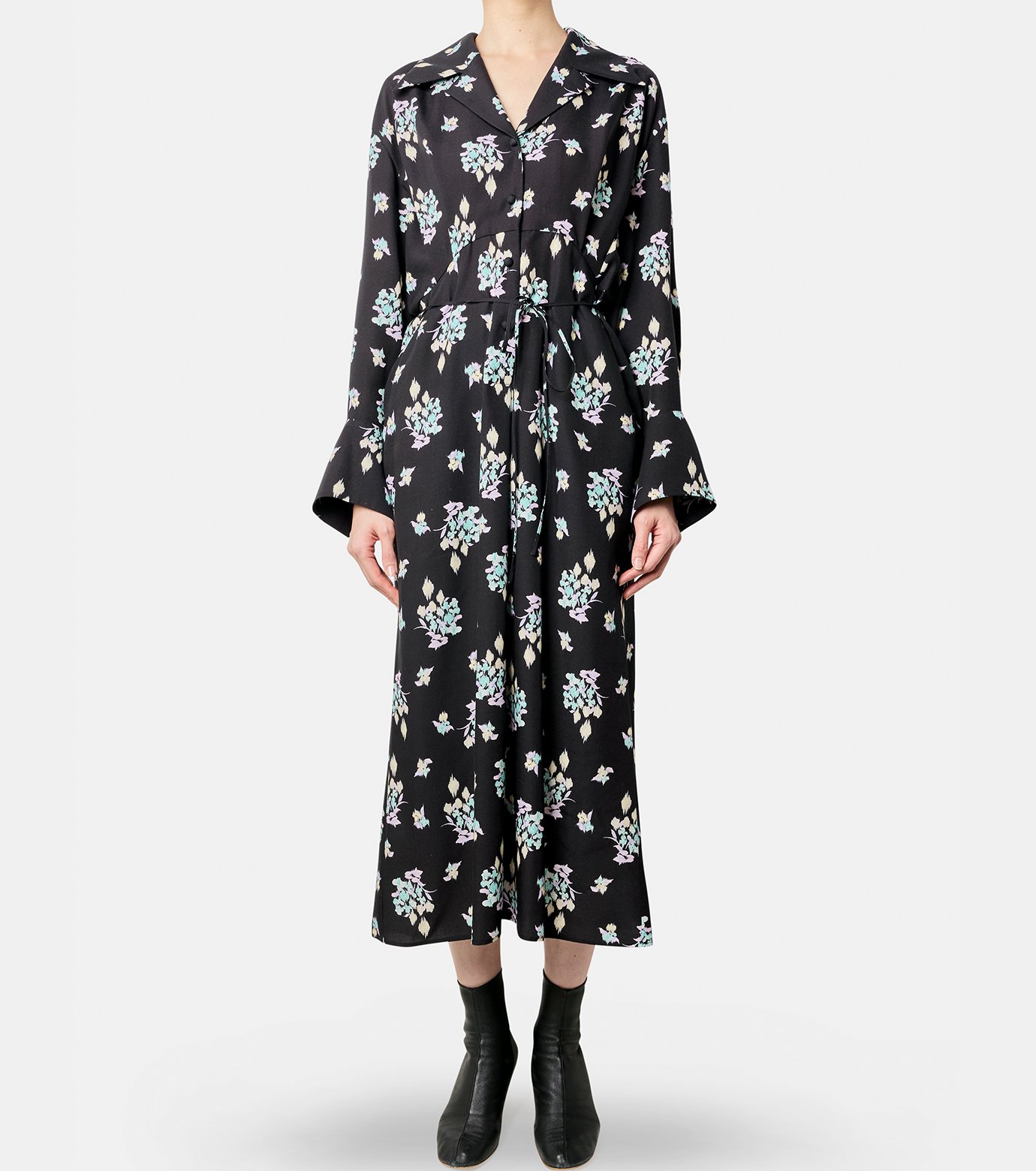 マメ クロゴウチ - Mame Kurogouchi | Floral Print LS | RESTIR リステア
