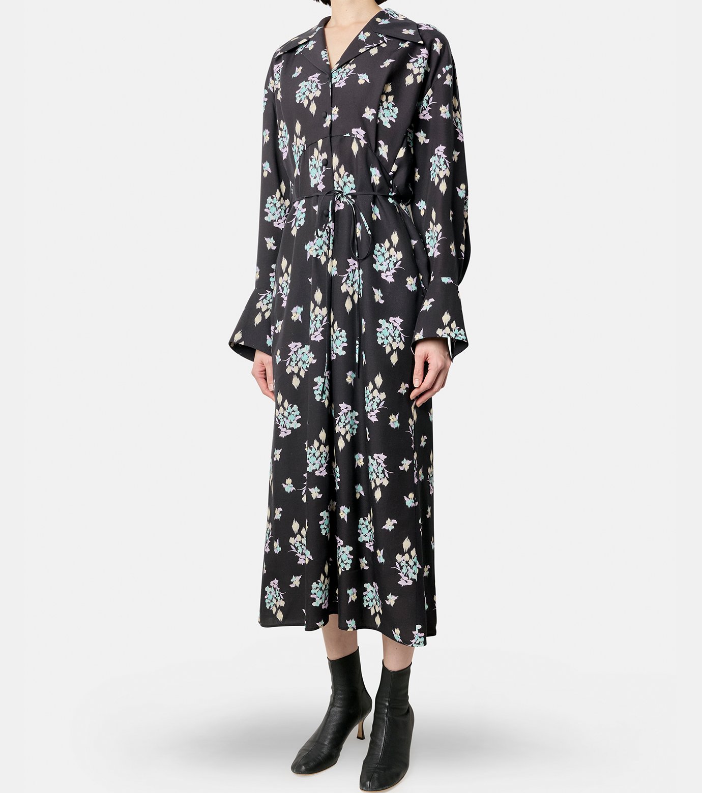 マメ クロゴウチ - Mame Kurogouchi | Floral Print LS | RESTIR リステア