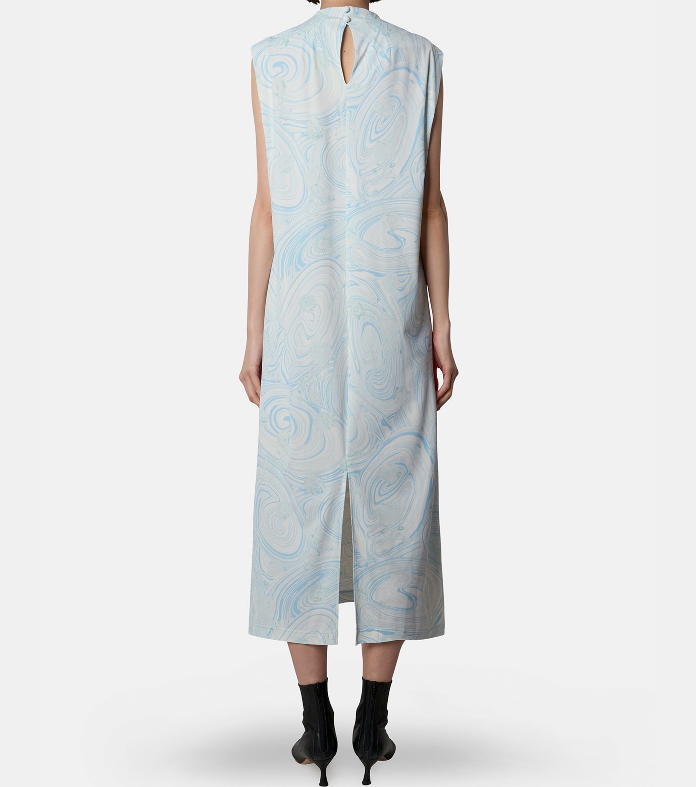 マメ クロゴウチ - Mame Kurogouchi | Marble Jersey Dress-Light