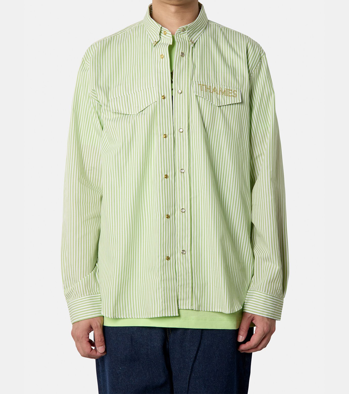 テムズ MMXX. - THAMES MMXX. | THE E.P SHIRT-Green-Mの通販