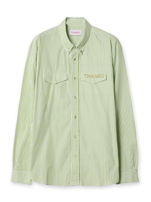 テムズ MMXX. - THAMES MMXX. | THE E.P SHIRT-Green-Mの通販 | RESTIR