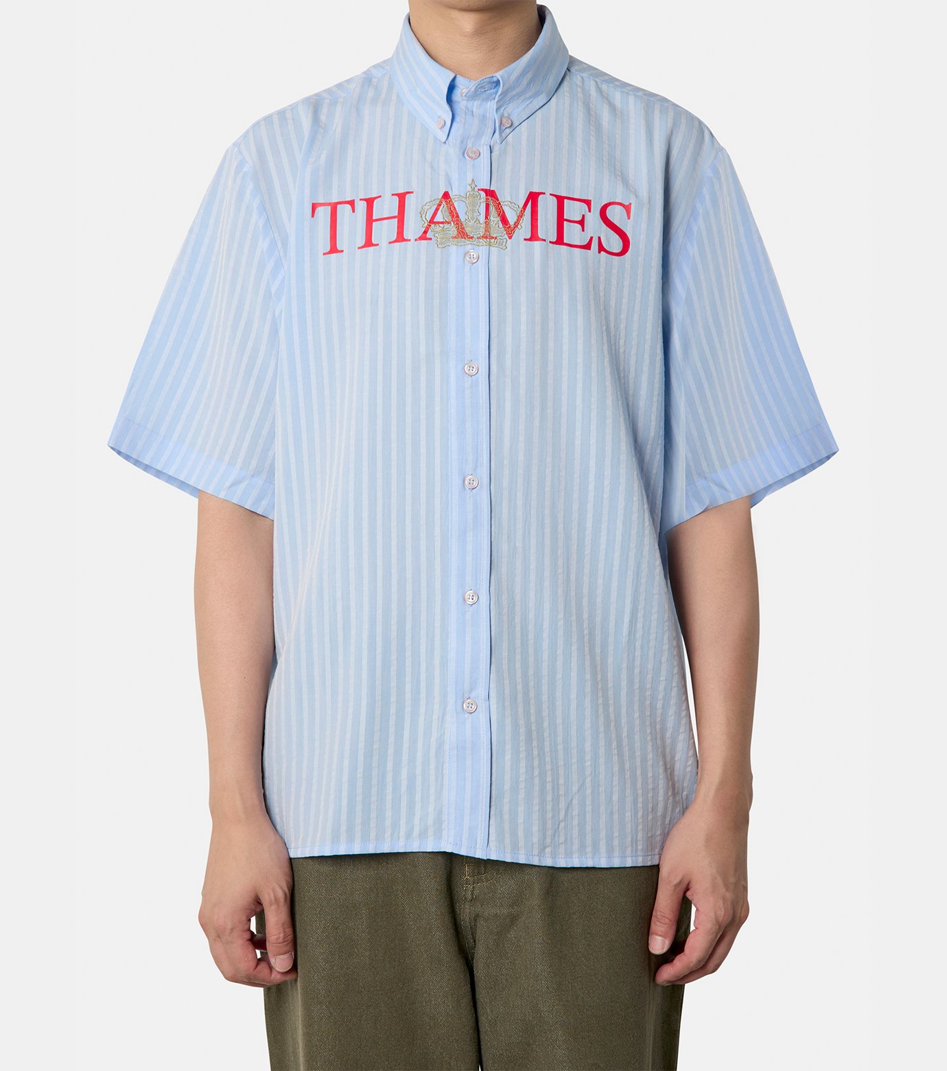 テムズ MMXX. - THAMES MMXX. | P.R. SHIRT-Blue-Mの通販 | RESTIR