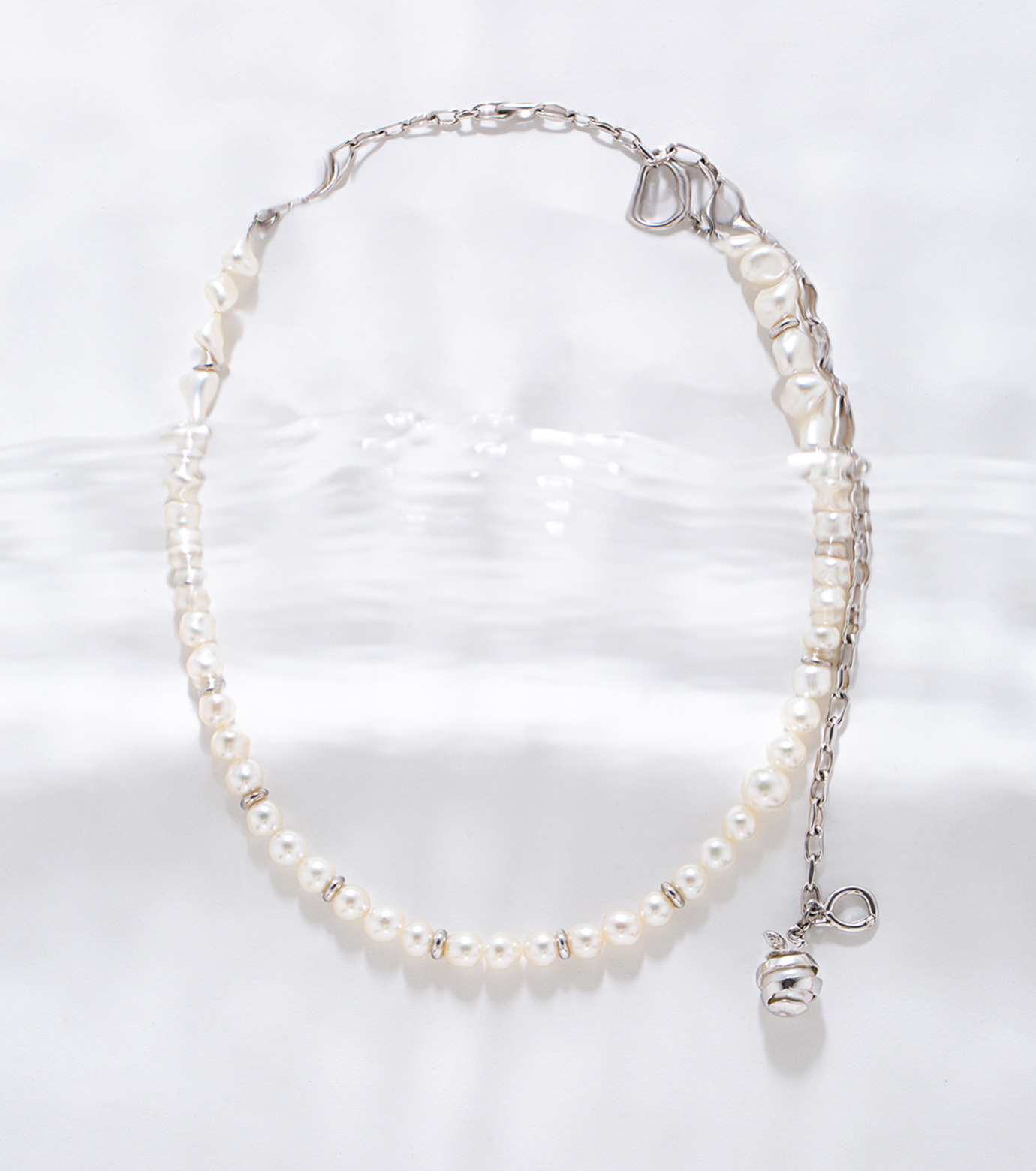マロ - maraw | maraw pearl chain necklace short-White-Sの通販 