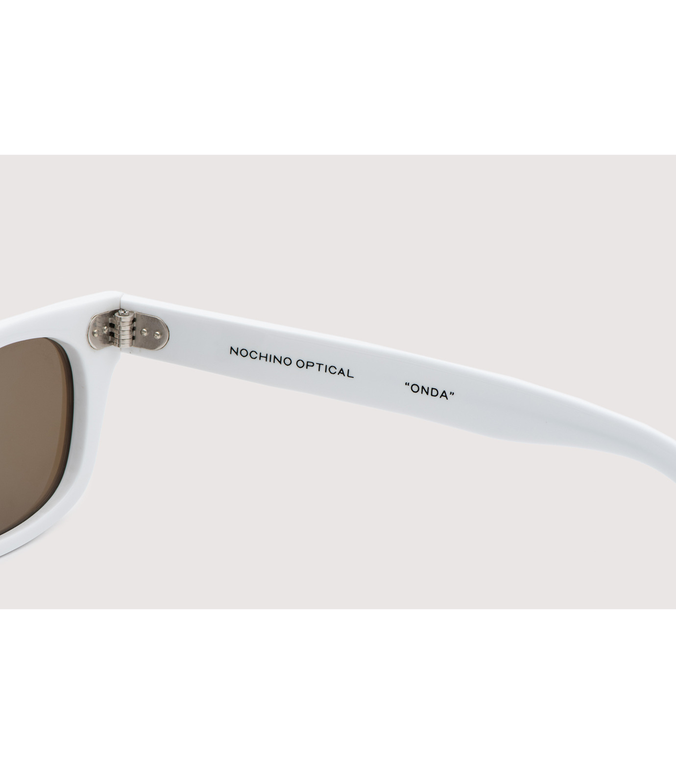 NOCHINO OPTICAL ONDA サングラス ホワイト/オリーブ NOCHINO OPTICAL - 【残りわずか】Onda | ACRMTSM ONLINE STORE