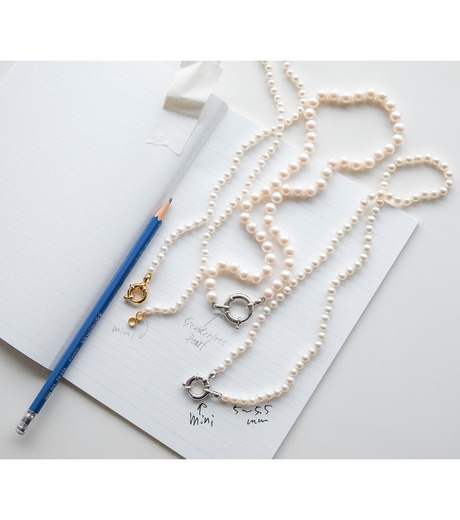 Bijou de M ビジュードエム　ジェンダーレスパールネックレス プチジェンダーレスパールネックレス – Bijou de M