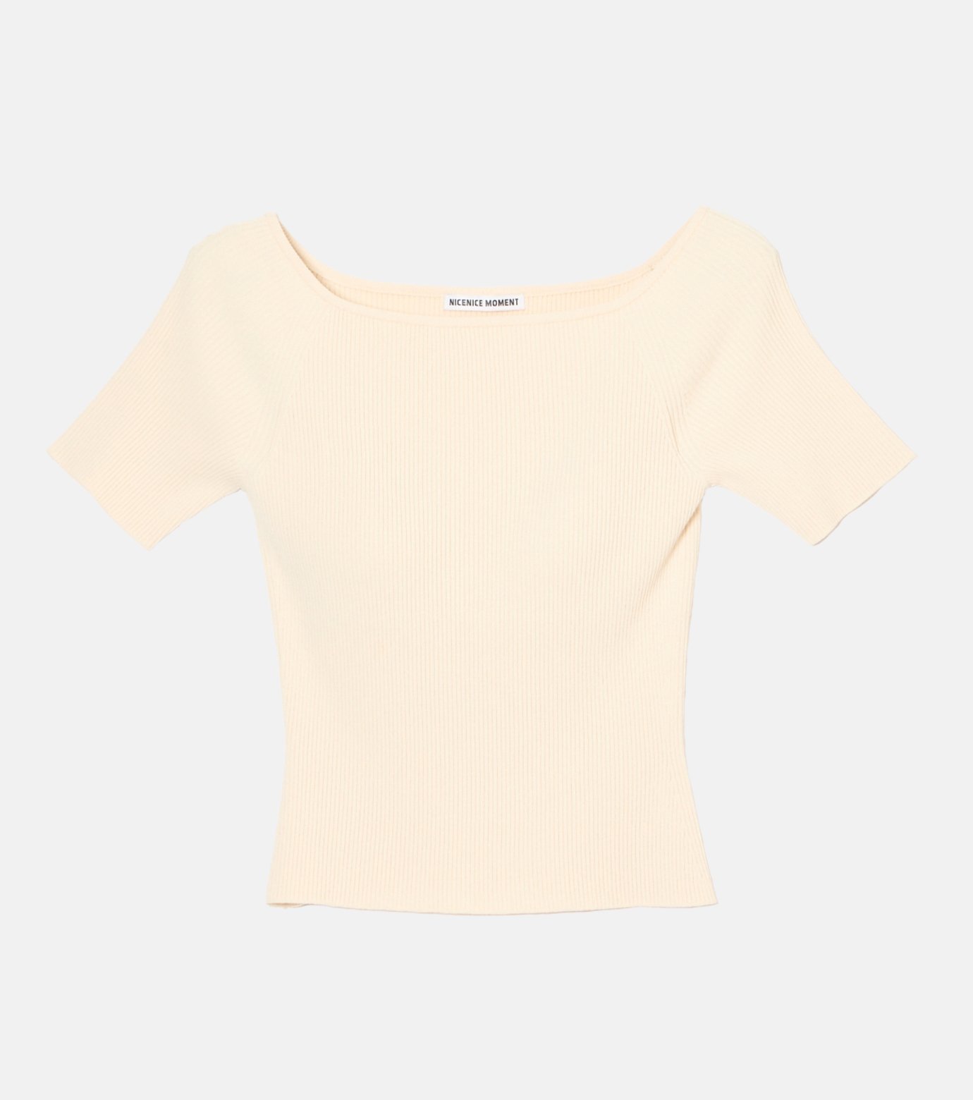 【NICENICE MOMENT】CROPPED クルーネックニット NICENICE MOMENT】CROPPED クルーネックニット （TOPS / WOMENS）