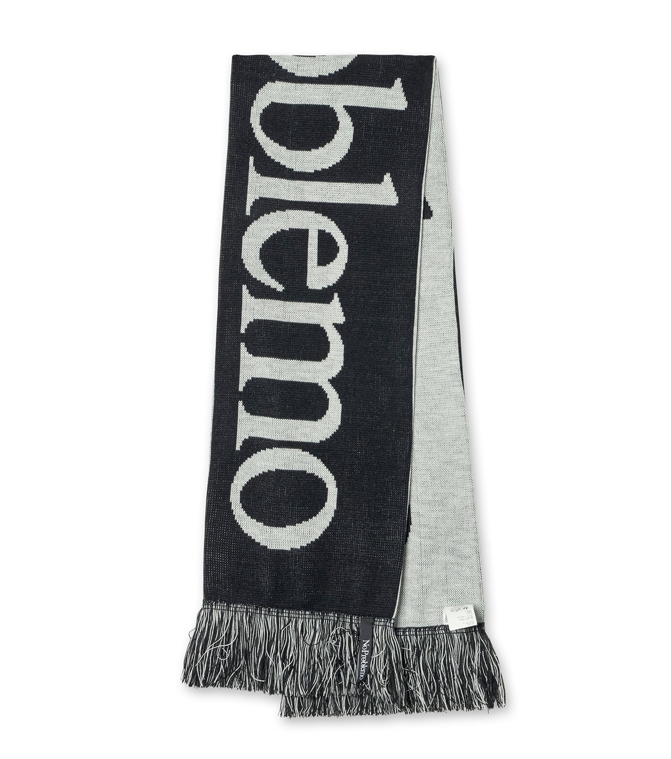 ノープロブレモ - No Problemo | No Problemo Scarf-Black-Fの通販