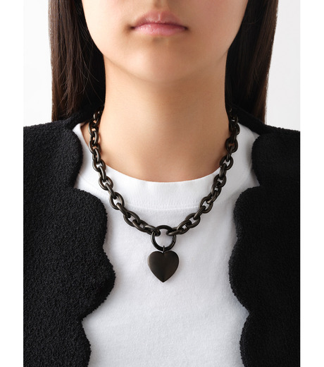 ビジュードエム - Bijou de M | Heart Locket-Black-Fの通販