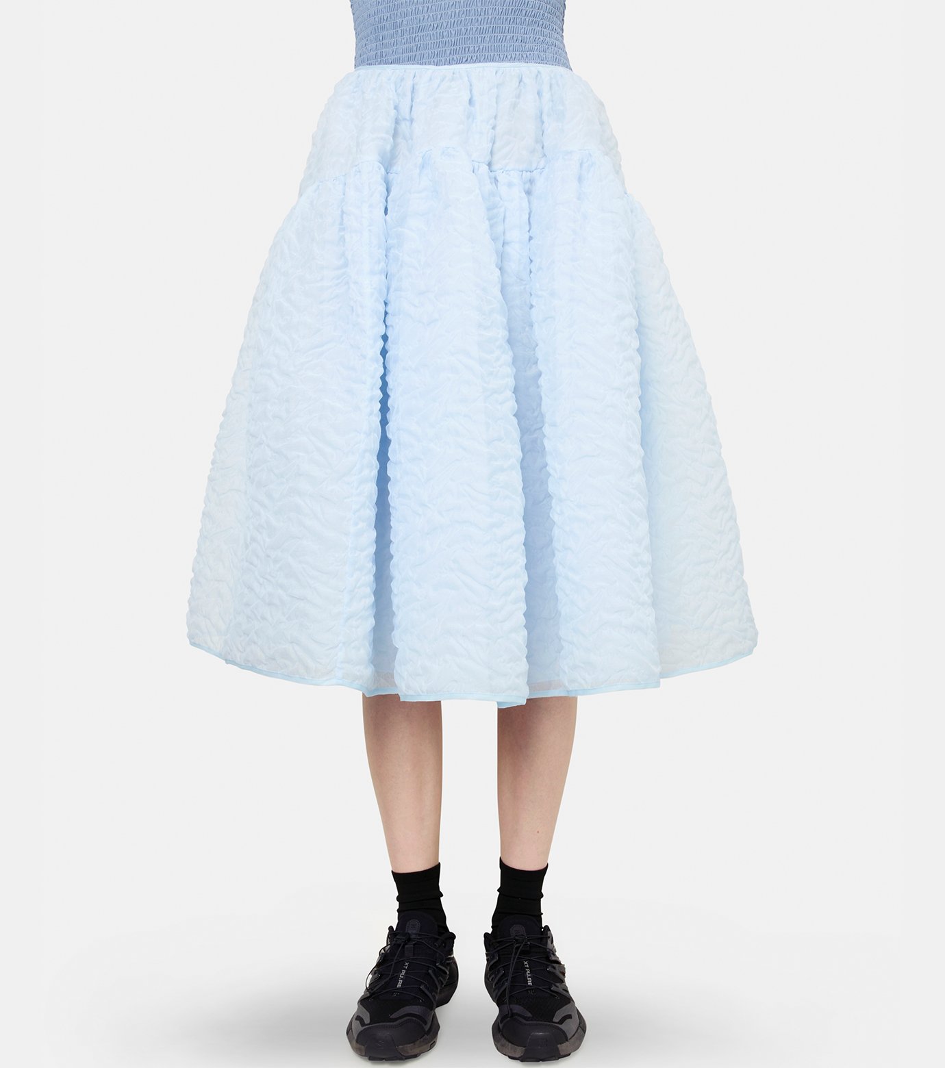 【CECILIE BAHNSEN】イモナショーツコットン混紡 リブ編み セシリーバンセン - Cecilie Bahnsen | Giovanna Dress | RESTIR