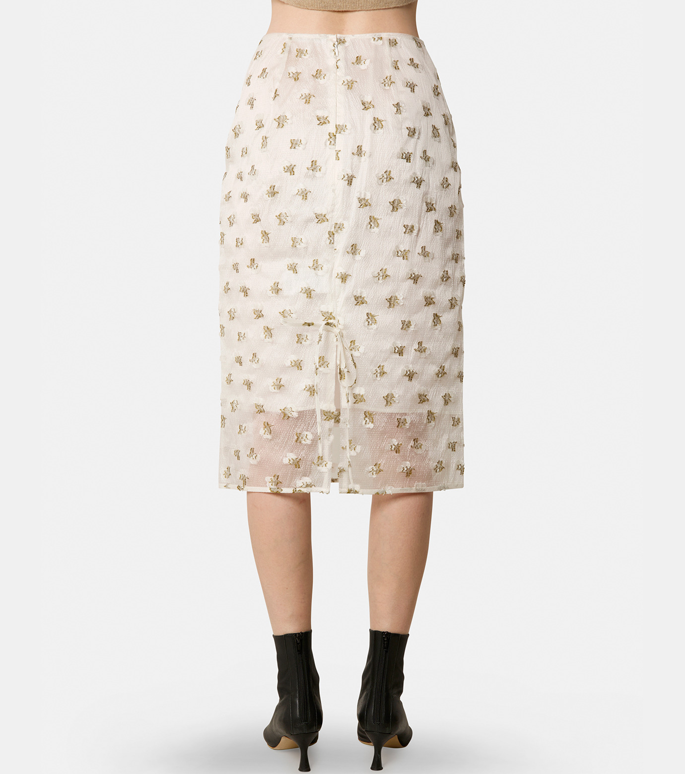 セシリーバンセン ALLEGRA スカート ナイロン フラワーパッチ セシリーバンセン - Cecilie Bahnsen | Allegra Skirt Kado