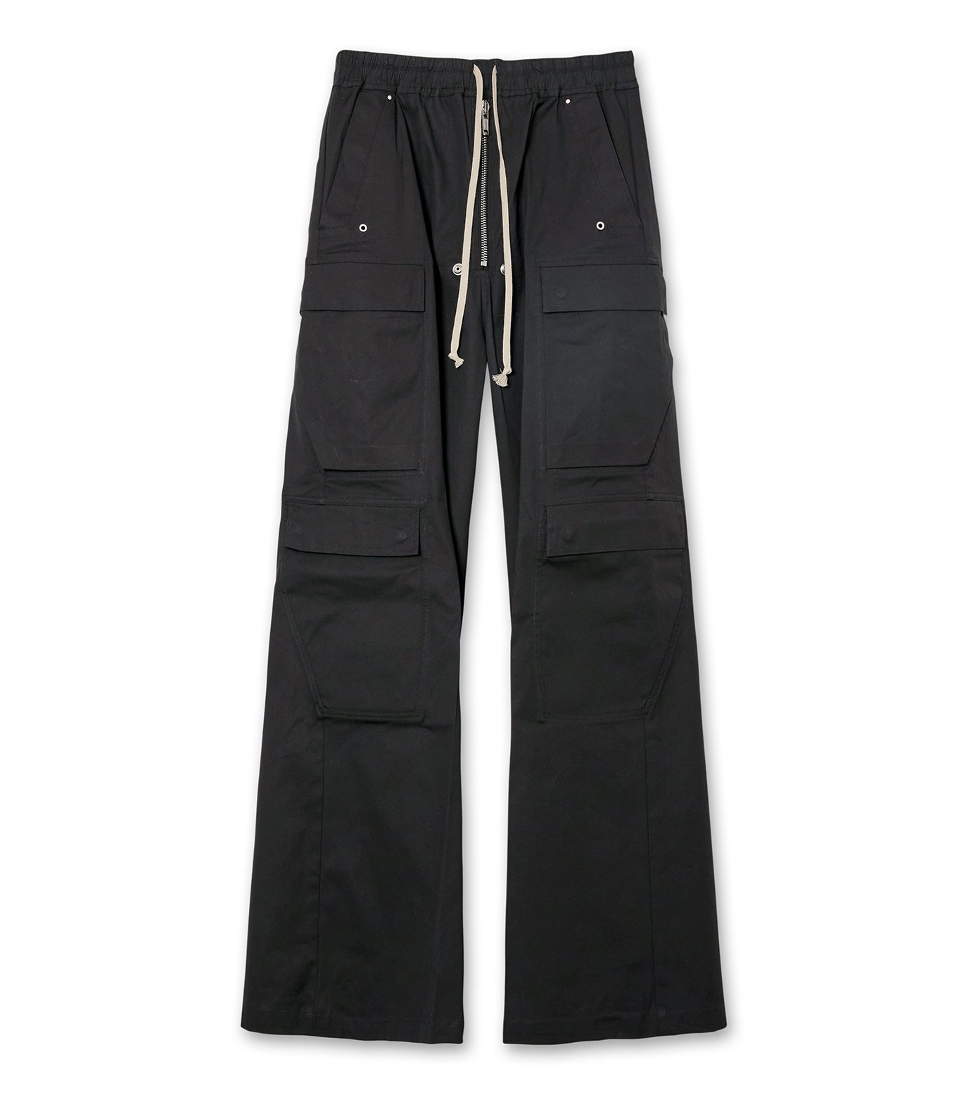 パンツ RICK OWENS WIDE CARGOBELAS black 46 Rick Owens Cargobelas wide-leg Trousers | Black | FARFETCH