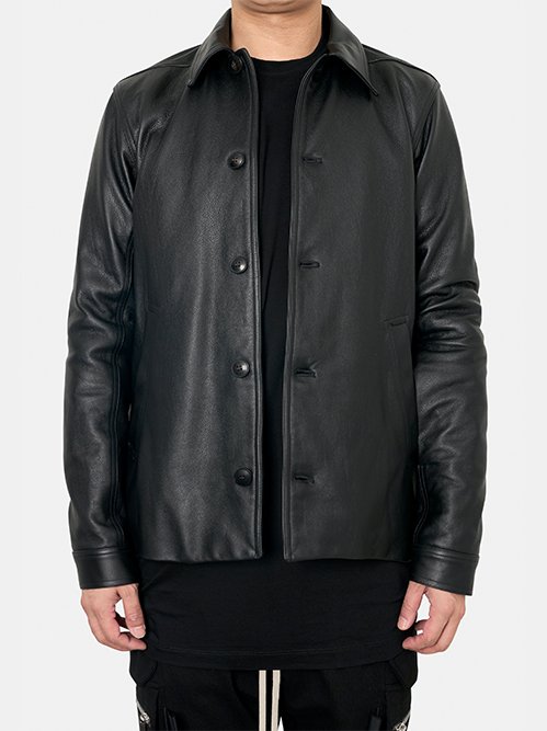 リック オウエンス - Rick Owens | BUTTONED BRAD JKT-Black-48の通販