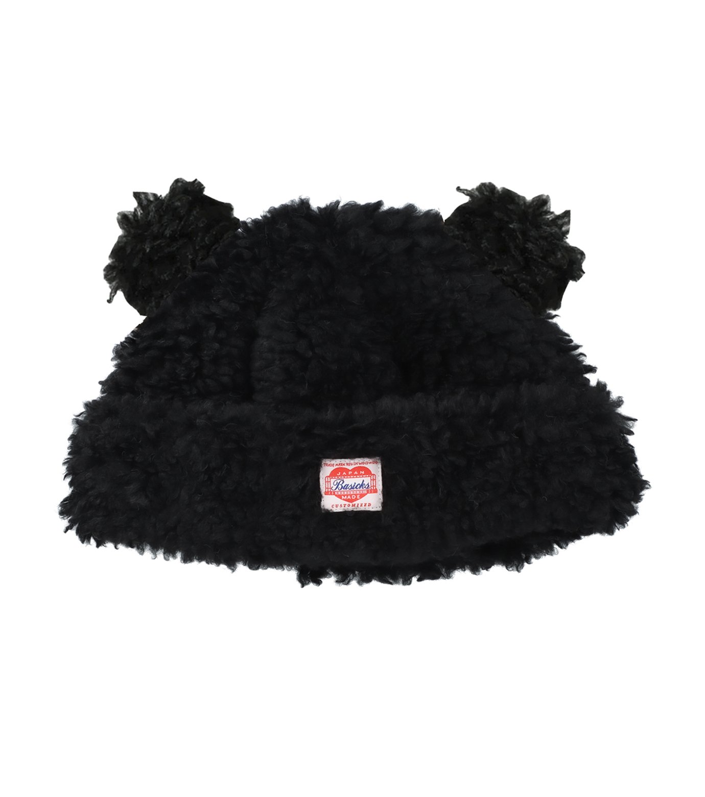 BASICKS Bear Beanie ブラック サイズS ベイシックス - BASICKS | Bear Beanie-Black-Sの通販 | RESTIR