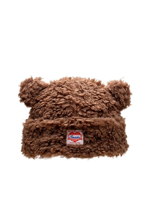 【新品未使用】　BASICKS Bear Beanie brown ベイシックス BASICKS - 【残りわずか】Bear Beanie | ACRMTSM ONLINE STORE