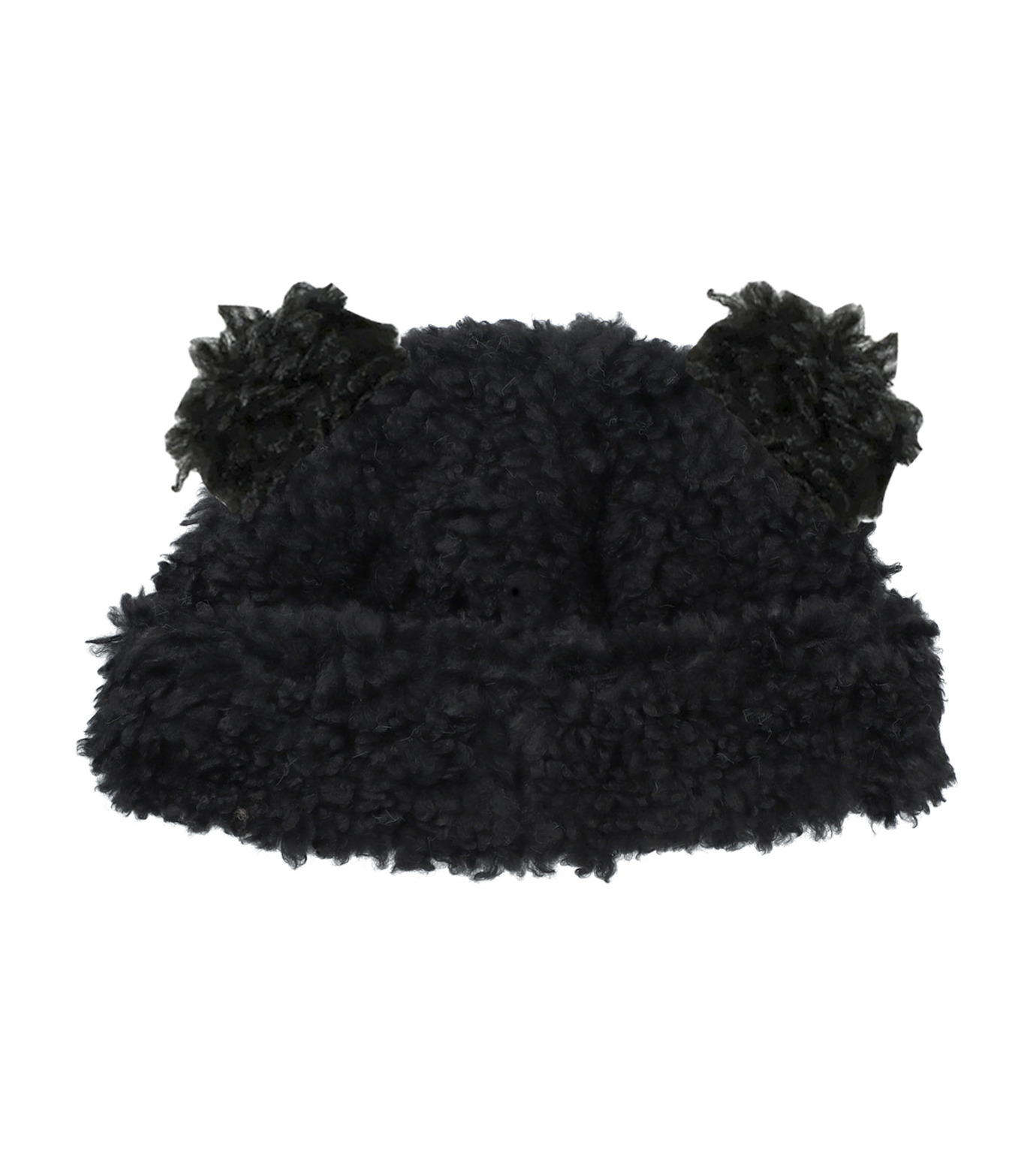 BASICKS BEAR BEANIE ベーシックス ベアビーニー 黒 S 熊 Bear Beanie