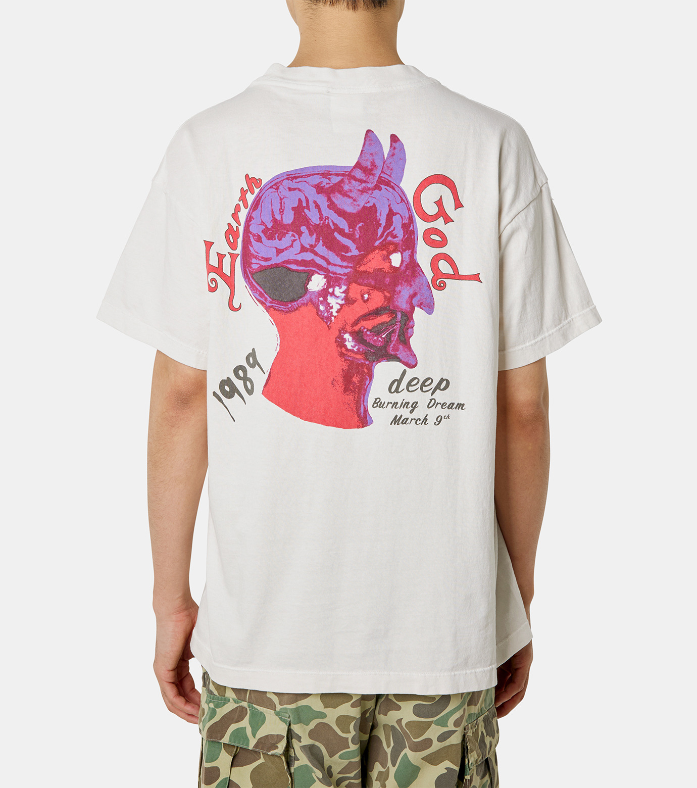セント マイケル - ©️SAINT Mxxxxxx | SS TEE/SPACE GOD-White-Sの