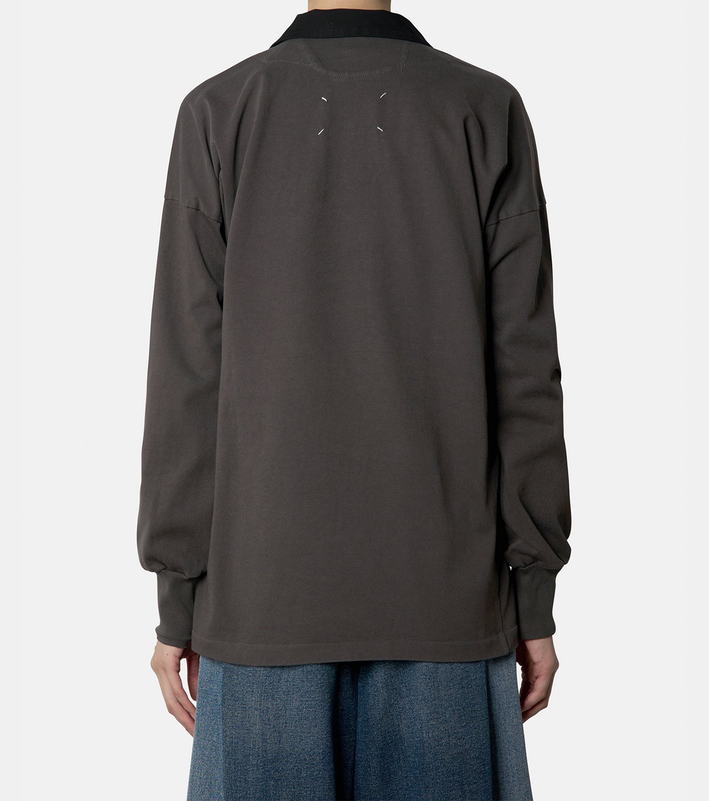 メゾン マルジェラ - Maison Margiela | Polo Shirt-Charcoal | RESTIR