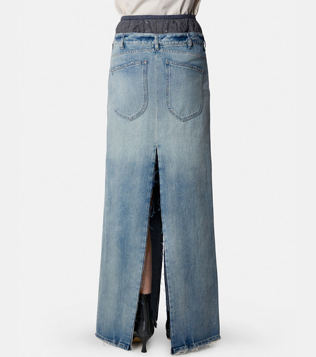 メゾン マルジェラ - Maison Margiela | Denim Long Skirt-Light