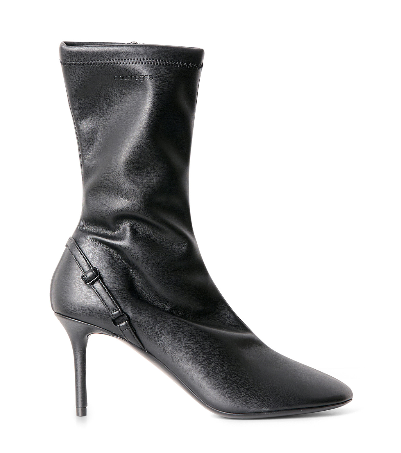 COURREGES クレシュ ツイスト リフニット ロンクトレス クレージュ - courrèges | Oblique Strap Ankle | RESTIR リステア