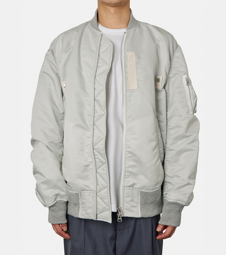 サカイ - sacai | Nylon Twill Blouson-Light Gray-1の通販 | RESTIR