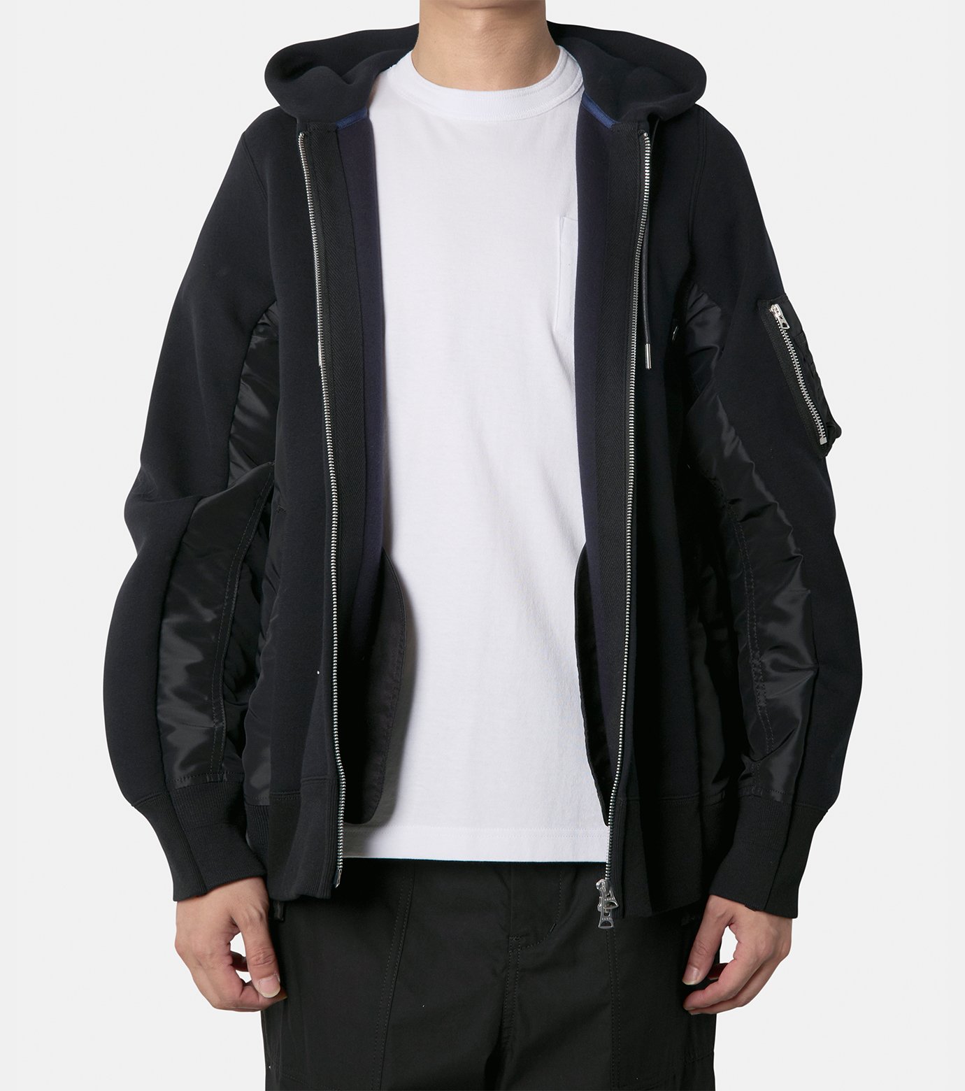 サカイ - sacai | Sponge Sweat x Nylon Twill | RESTIR リステア