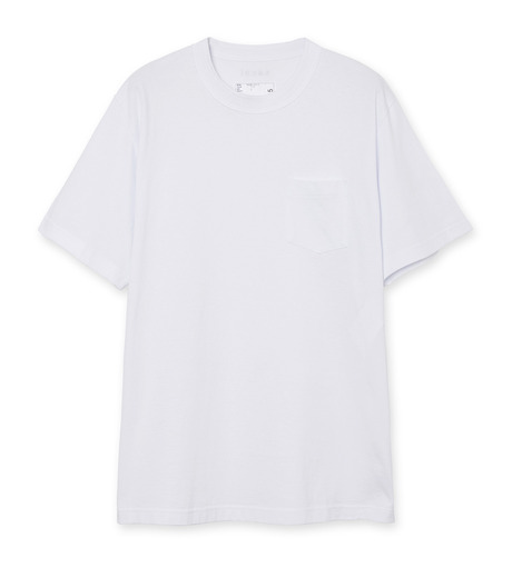 サカイ - sacai | Side Zip Cotton T-Shirt-White-1の通販