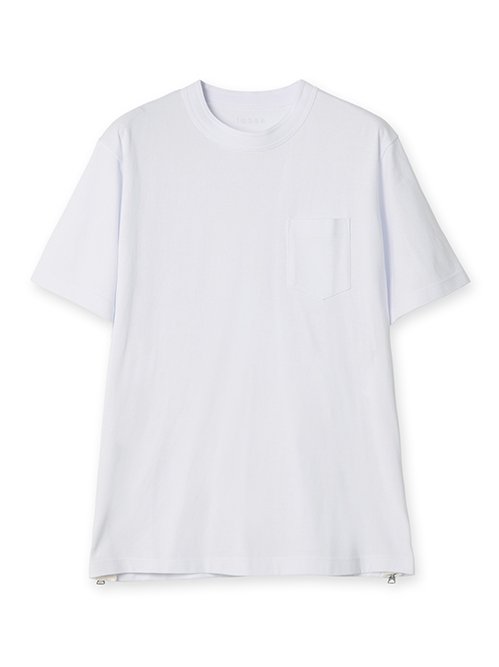 サカイ  サイドジップ Tシャツ ホワイト サカイ - sacai | Side Zip Cotton T-Shirt-White-1の通販