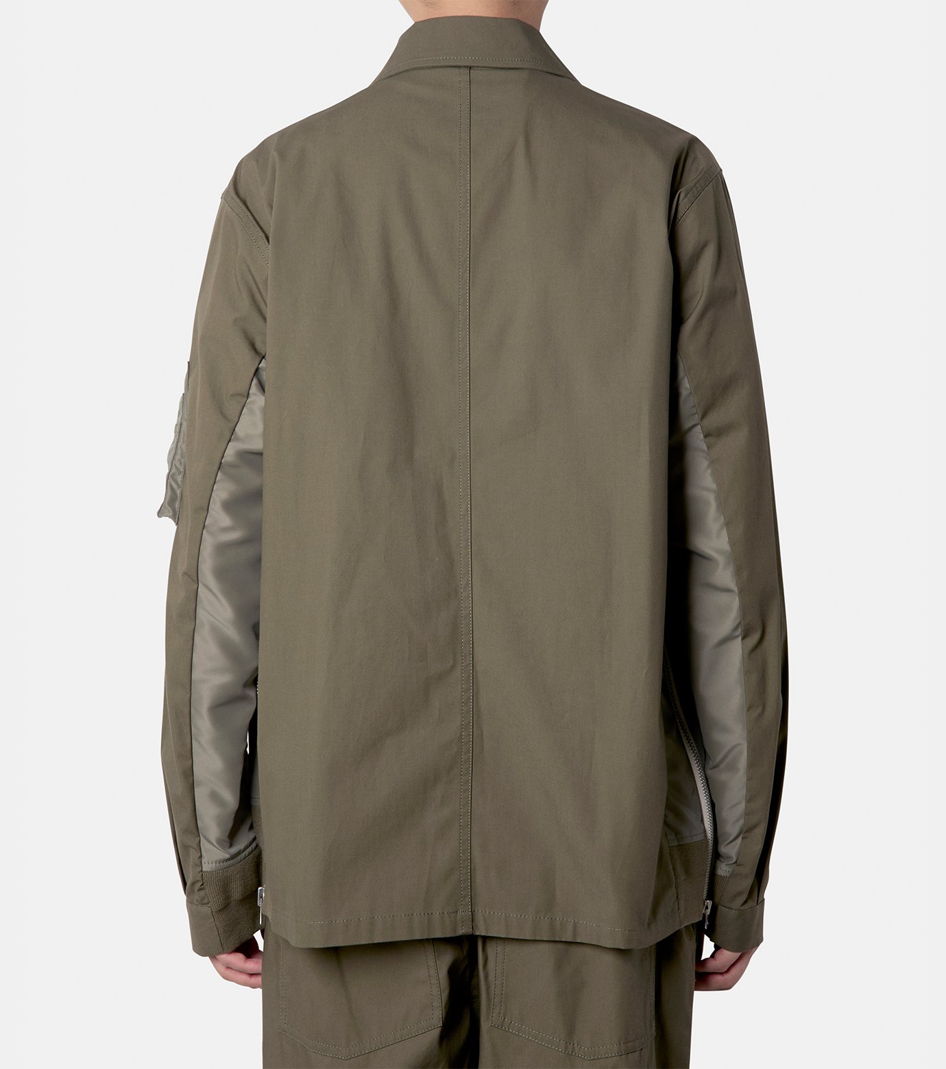 sacai - サカイ／sacai クロップド Suiting Jacket SACAI SUITING JACKET TAUPE NEW SEASON PARLOUR X ONLINE