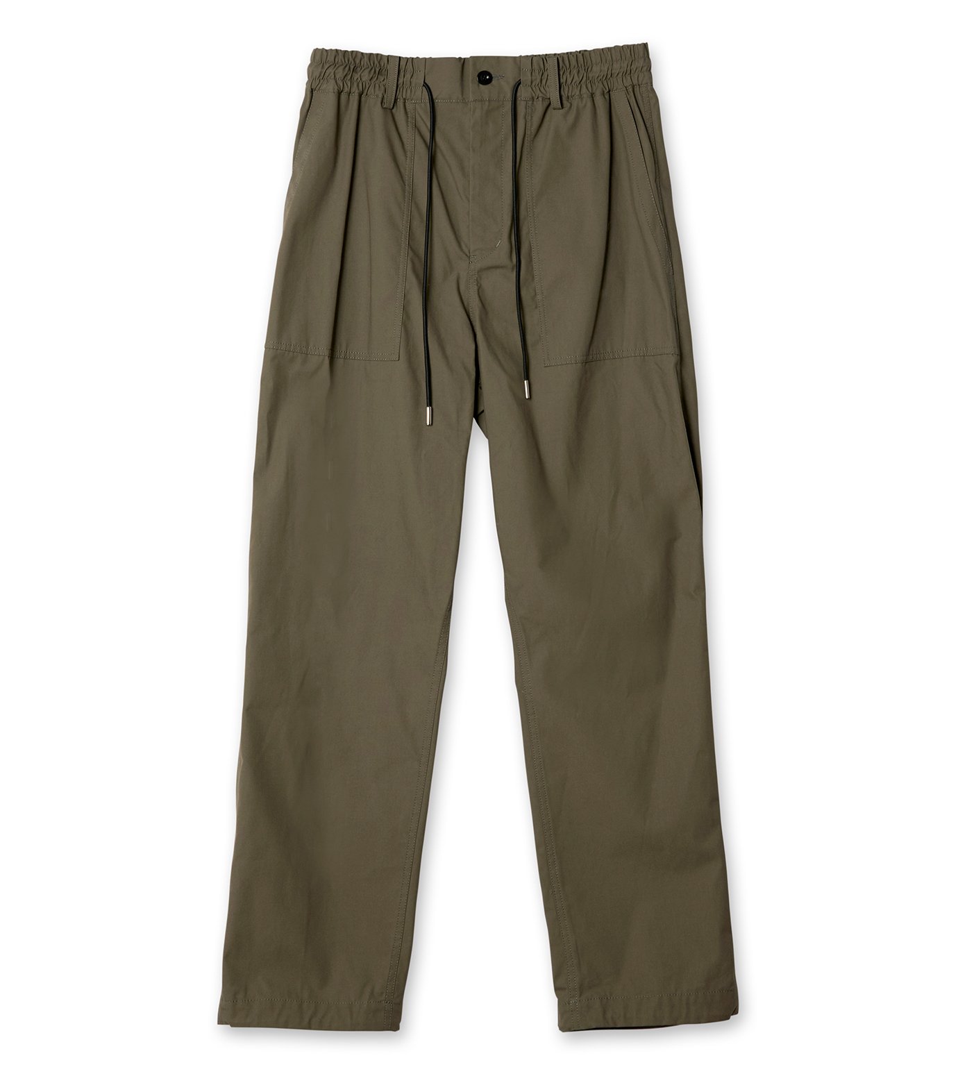 sacai COTTON TWILL ワイドシルエットパンツ 定価57,200円 サカイ - sacai | Cotton Nylon Oxford Pants-Khaki-3の通販