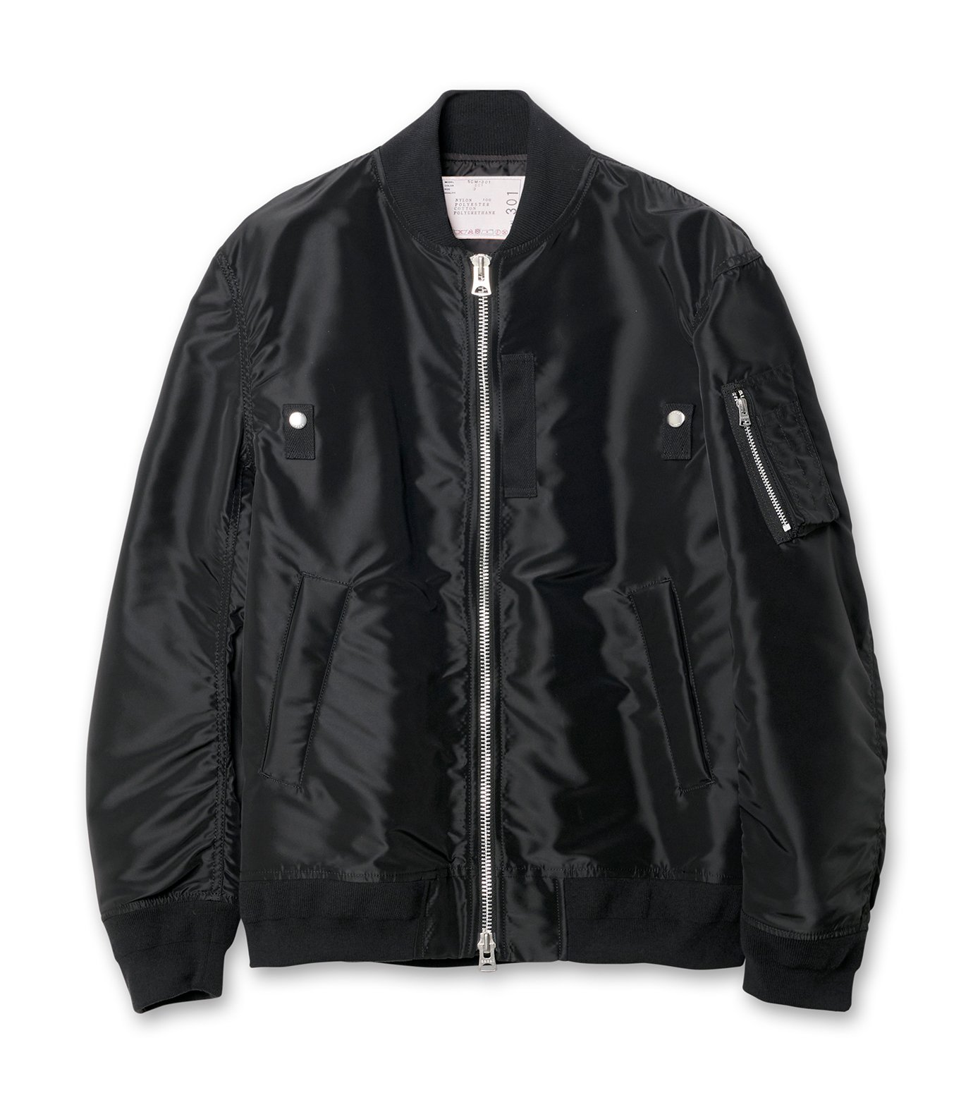 サカイ - sacai | Nylon Twill Blouson-Black-2の通販 | RESTIR リステア